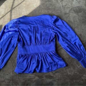 Elegant Blue Women's Top
